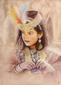 Imran Khan, 21 x 29 Inch, Watercolor on Paper, Figurative Painting, AC-IMK-013